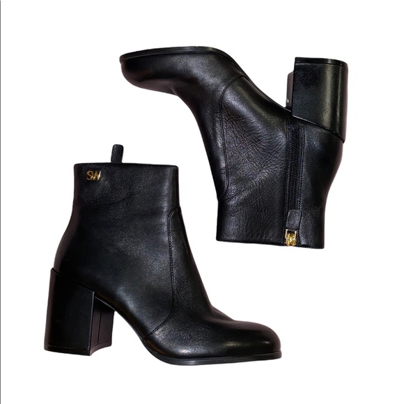 Stuart Weitzman 💓 Quinn leather booties - Picture 6 of 9